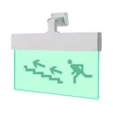 Табло Элтех-сервис М-12-УЛЬТРА Человек по лестнице вверх влево (универс. крепл.)