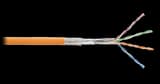 Кабель F/UTP, 4 пары, кат.5e, 24 AWG, внутренний, нг(А)-HF, 305 м, оранжевый NIKOMAX NMC 4200C-OR