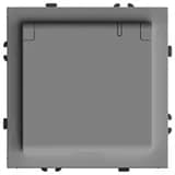 Розетка 1местная с крышкой с защ штор STEKKER бз 250В 16А серия Эмили RST16511310 платиновосерый soft touch 49956