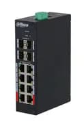 Коммутатор Dahua DH-HS4412-8ET-96 (8 x RJ45 100M, 4 x SFP 1G, PoE 96 W, Industrial)