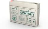 Аккумулятор (батарея) Контакт КТ 6-7 (6В 7Ач / 6V 7AH)