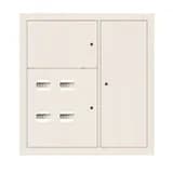 Щит этажный 4 кв. RAL9001 (1000х950х150) EKF Basic