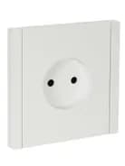 Розетка СП FORTE&PIANO FP218 10А без заземл. без защ. шторок винт. крепл. бел. IEK FP-R10-10-K01
