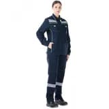 Костюм женский Джокер-комфорт с бр. цв. т. син.-желт., р. 88-92/158-164