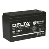 Аккумуляторная батарея 12-7 (12В, 7Ач) Delta DT 1207