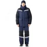 Костюм мужской Брансфилд Юниор утепленный, цв. т.синий-черный, п/к, р. 128-132/170-176