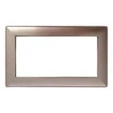 Рамка 2местная без перемычки пластик STEKKER PFR00701202 серия Катрин шампань 50049