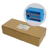 Зажим блочный групп для распредтока нагрузки pushin на 12 точек сеч 25 мм2 690V41А 1точка интегр питаниесиний LD580 PTFIX 61225 49754