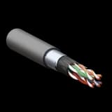 Кабель витая пара TERACOM Cat.5E F/UTP 4 пары solid внешний оболочка LDPE цвет черный (упак. 305м) EKF