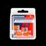 Универсальная 2-х проводная клемма ELECTROVOLT (EV-221-412) 6 шт/уп