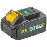 Батарея аккумуляторная 20 В, Li-Ion, 4,0 Ач, 0,7 кг, индикатор заряда, коробка