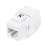 Проходной адаптер Cabeus KJ-RJ45-Cat.5e-180-Toolless (RJ45-DIDC, CAT.5E, UTP, Keystone Jack) (7963c)