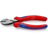 Бокорезы компактные X-CUT резка - мягкая проволока 48мм проволока средней твердости 38мм твердая проволока 27мм рояльная струна (HRC 59) 22мм L=160мм хромированные двухкомпонентные рукоятки цвет черный Knipex