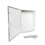 Корпус пластиковый с монтажной панелью ЩМП IP65 серая дверь 800х600х260