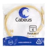 Патч-корд Cabeus PC-UTP-RJ45-Cat.6-1.5m-YL (U/UTP, CAT.6, PVC, 1.5 м, желтый) (8706c)