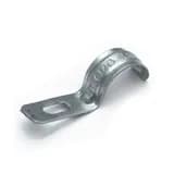 Скоба металлическая однолапковая усиленная противопожарная СМОУ d16-17 мм (100шт/1600шт уп/кор) Промрукав