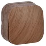 Выключатель 1-кл. ОП GLORY 10А ВС20-1-0-ХД дуб IEK EVH10-K24-10