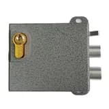 Замок электромеханический накладной Полис-12 (коричневый / серый) Полис