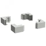 Уголок цоколя h=100мм серый (4шт/компл)