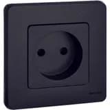 Розетка 1-м СП Inspiria 16А IP20 250В 2P механизм антрацит Leg 673713