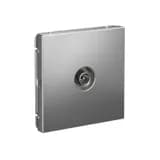 Розетка телевизионная оконечная TV ArtGallery 1дБ механизм сталь SE GAL000991