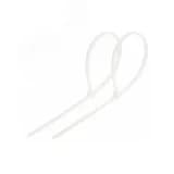 Хомут-стяжка кабельная нейлоновая 300x4,8 мм, белая, упаковка 100 шт, REXANT