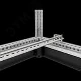 Комплект С-образных шин 30/15 RS52 00.120 на раму/ цоколь (4 шт.) УЗОЛА