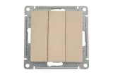 Выключатель 3-кл. AtlasDesign (сх. 1+1+1) 10AX механизм песочн. SE ATN001231