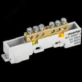 TEKFOR Шина PE земля неизолированная на универсальном держателе 6х9-6-Ж IEK