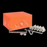 Коробка распаячная огнестойкая (176х126х74) 5 кк/1,5-16мм/12 мв IP66 PROxima