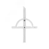 Угломер нониусный 10-170 град (150x300мм 1 град) регулир.рейка (ГРСИ №83810-21) Hortz