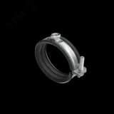 Хомут быстрой фиксации с изоляцией с гайкой М8 для труб d 1 1/4"