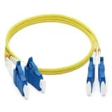 Патч-корд волоконно-оптический (шнур) Hyperline FC-D2-9-LC/UR-LC/UR-H-20M-LSZH-YL