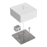 Коробка огнестойкая для кабель-канала 40-0450-FR6.0-2 Е15-Е120 RAL9003 75х75х30 (87 шт/кор) Промрукав