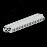 Клемма TB концевая 2-2 с бок. подключ. с защелк. ножками, сечение 1,5 мм. кв., светло-серая 240353 SUPU