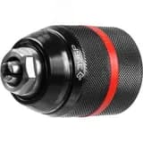 Патрон ударный цельнометаллический быстрозажимной "ПРОФИ" 13 мм, посадочная резьба 1/2", с фиксатором зажима сверла Д 2,0-13мм