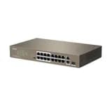 16-ти портовый PoE коммутатор TEF1118P-16-150W Tenda