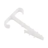 Дюбель-хомут Т-образный для двух плоских кабелей 2х12 КФ (уп.100шт) Rexant 07-4615