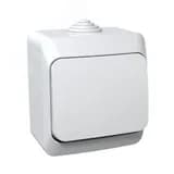 ЭТЮД Переключатель одноклавишный наружный IP44 белый схема 6