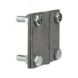 Зажим полоса 40 - прут 10 (3 пластины 70x70мм) HZ PROxima EKF