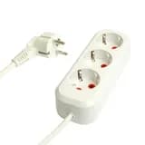 Удлинитель трехместный сз STEKKER HM063105 3x1мм2 5м серия Home У10002 белый 49349