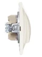 Выключатель 1-кл. СП Кварта 10А IP20 ВС10-1-1-ККм с индикацией крем. IEK EVK11-K33-10-DM