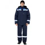 Костюм мужской утепленный Тимбер РФ с бр. цв. синий-василек, р. 128-132/170-176