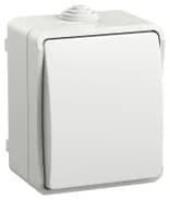 Выключатель проходной 1-кл. ОП Форс IP54 ВС20-1-0-ФБ бел. IEK EVS10-K01-10-54-DC