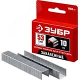 Скобы для степлера тип 53 (A/10/JT21) 10 мм, 1000 шт, калибр 23GA 31625-10 ЗУБР