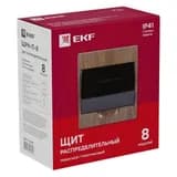 Щит ЩРН-П-8 IP41 темное дерево PROxima EKF pb40-n-8-dark