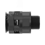 Муфта труба-коробка DN 17мм М20х1.5 полиамид черная