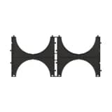 Кластер двойной для двустен. труб d110мм DKC 025112