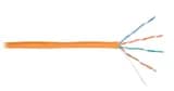 Кабель U/UTP, 4 пары, Кат.5e, 24 AWG, внутренний, нг(А)-HF, 305 м, оранжевый NIKOMAX NMC 4100C-OR