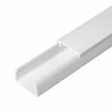 Кабель-канал 25х16х2000мм. в П\Э (80м/уп) белый 2-й замок. Промрукав PR.0625161
